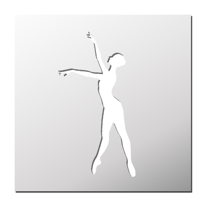 Pochoir Danseuse