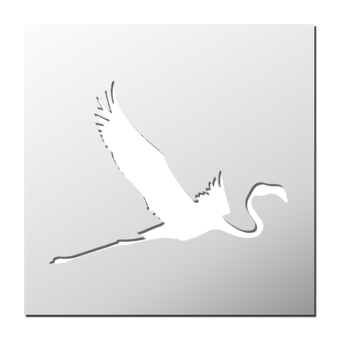 Pochoir Flamant Rose