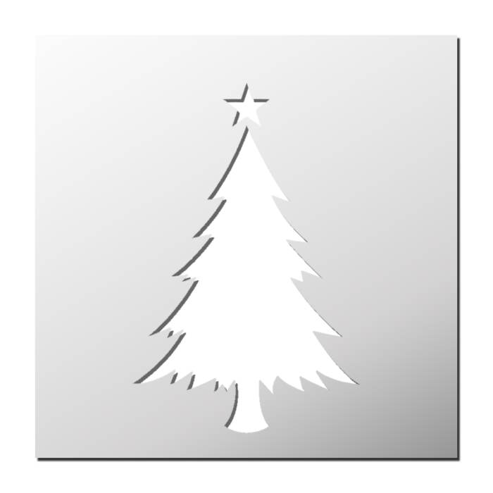 Pochoir Sapin de Noël