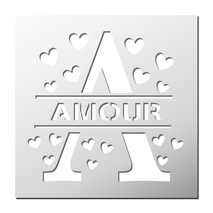 Pochoir AMOUR