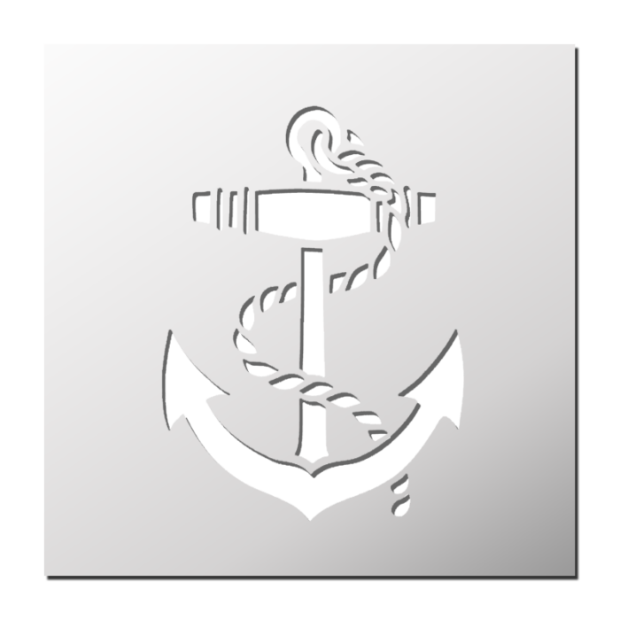 Pochoir Ancre de bateau