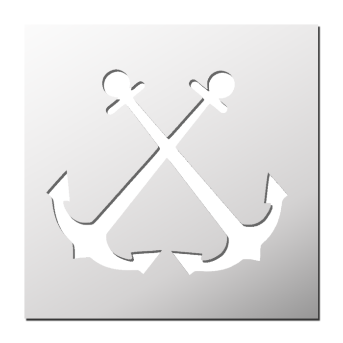 Pochoir Ancre Bateau