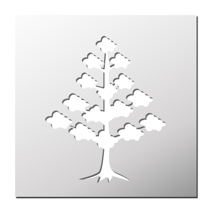 Pochoir Arbre