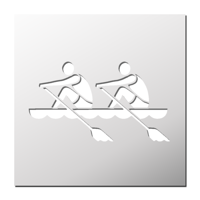 Pochoir Aviron