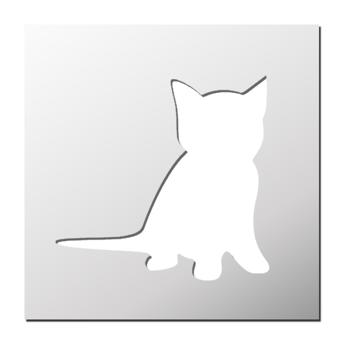Pochoir Bébé Chat