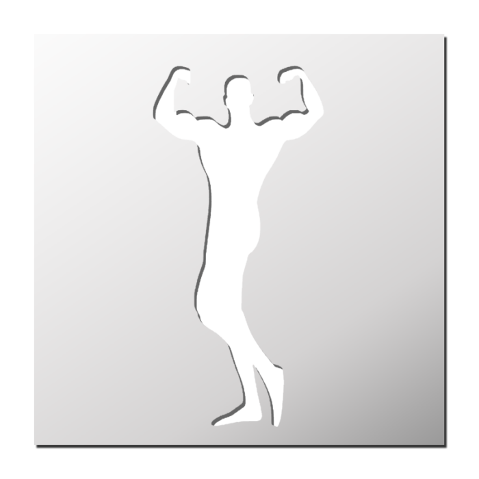 Pochoir Bodybuilder