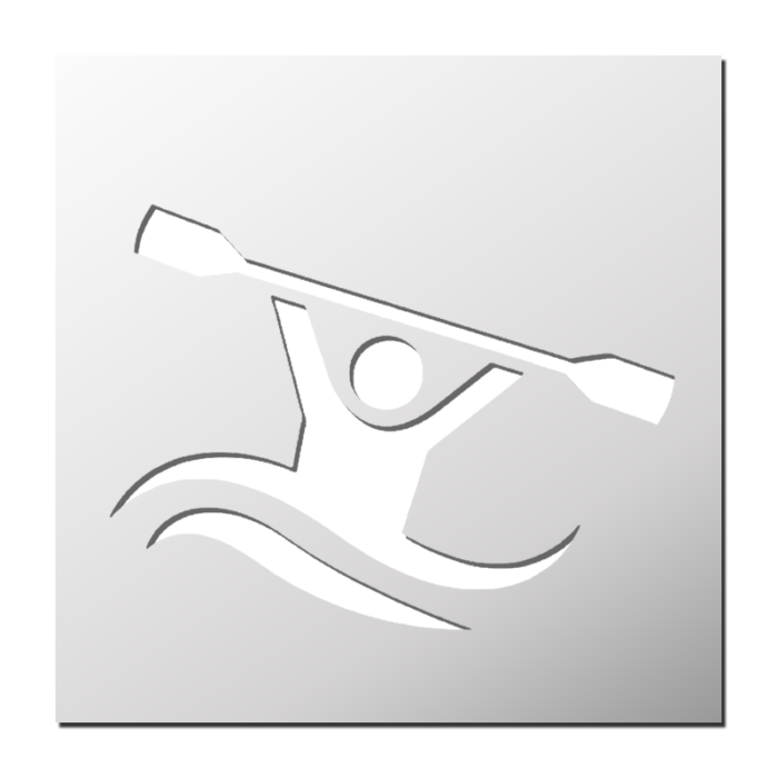 Pochoir Canoë-kayak