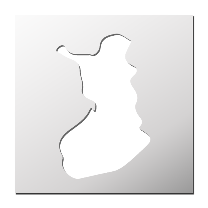 Pochoir Carte Finlande
