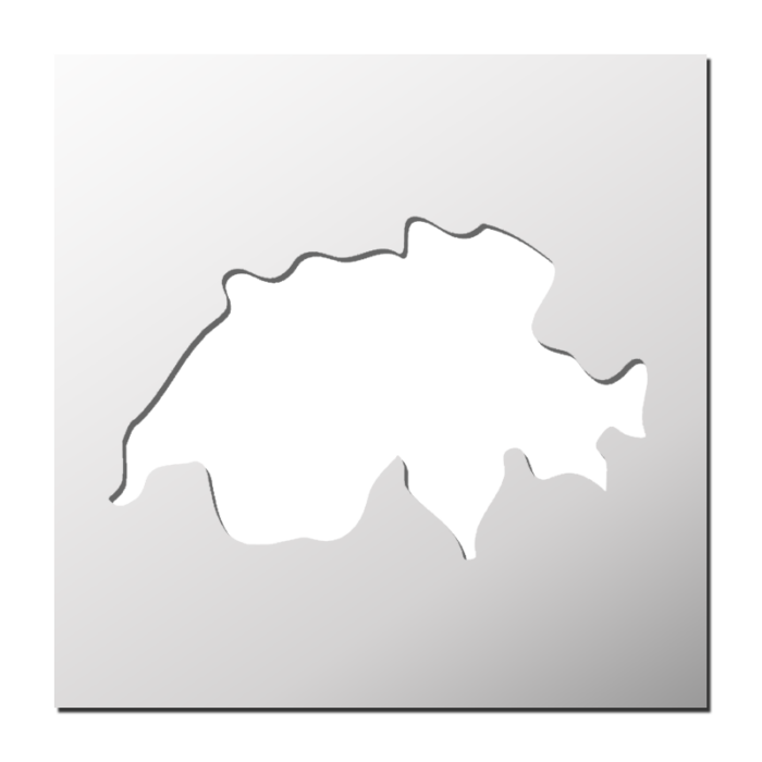 Pochoir Carte Suisse