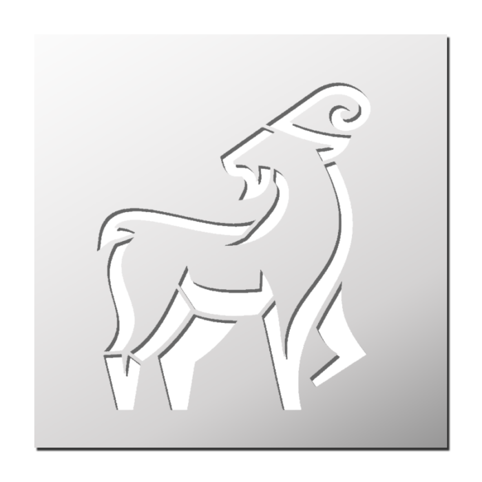 Pochoir Chèvre