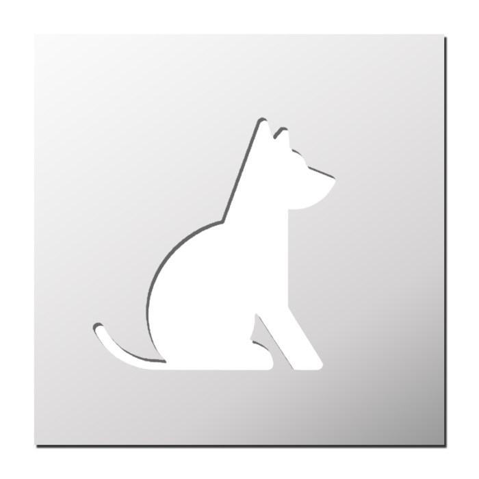 Pochoir Chiot
