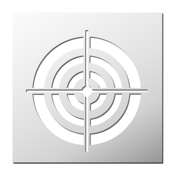 Pochoir Cible