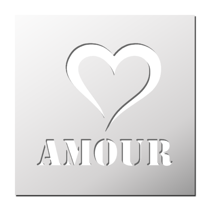 Pochoir AMOUR