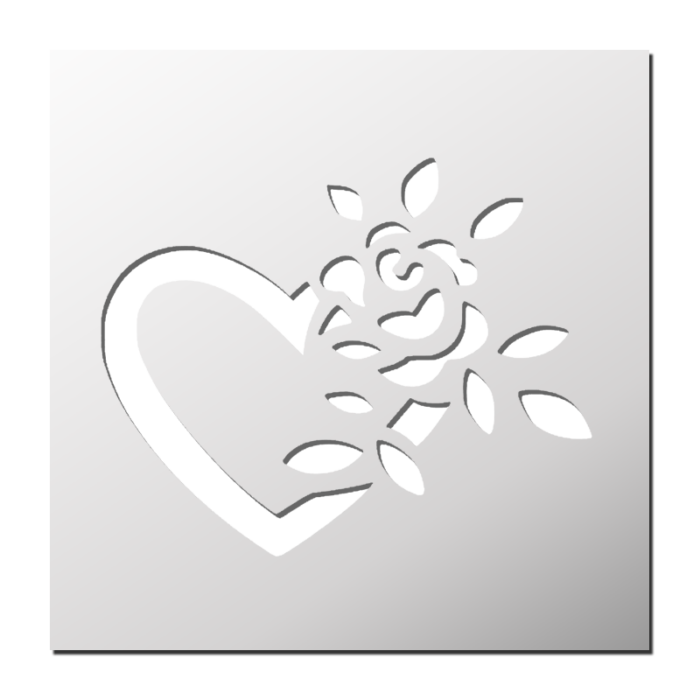 Pochoir Coeur