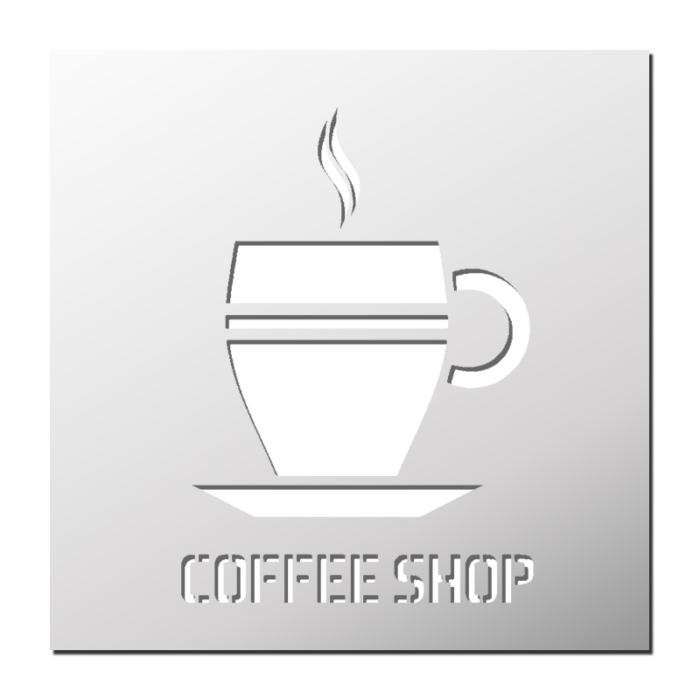 Pochoir COFFEE SHOP