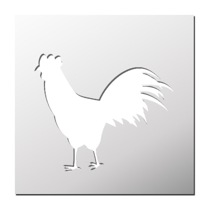 Pochoir Coq