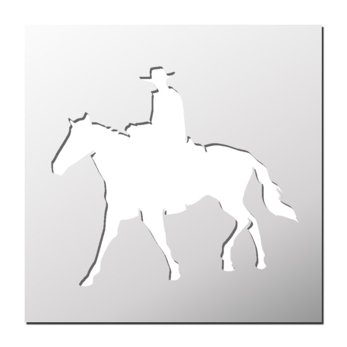 Pochoir CowBoy