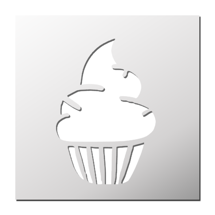Pochoir Cupcake