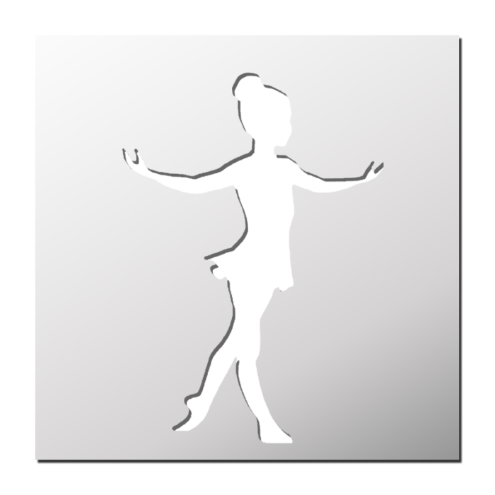 Pochoir Danseuse