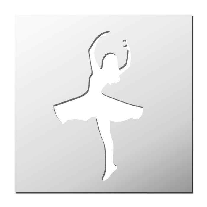 Pochoir Danseuse