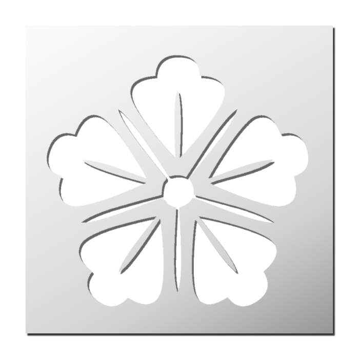 Pochoir Fleur