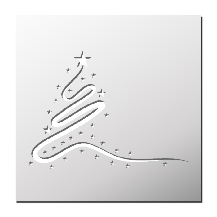 Pochoir Sapin de Noël