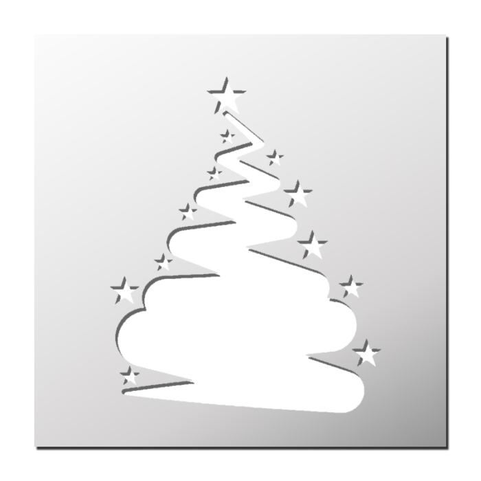 Pochoir Sapin de Noël