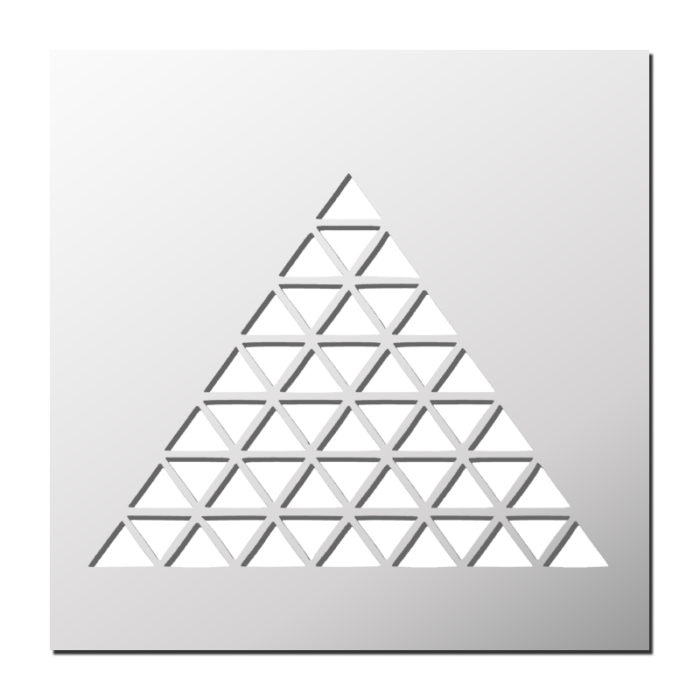 Pochoir déco Triangles