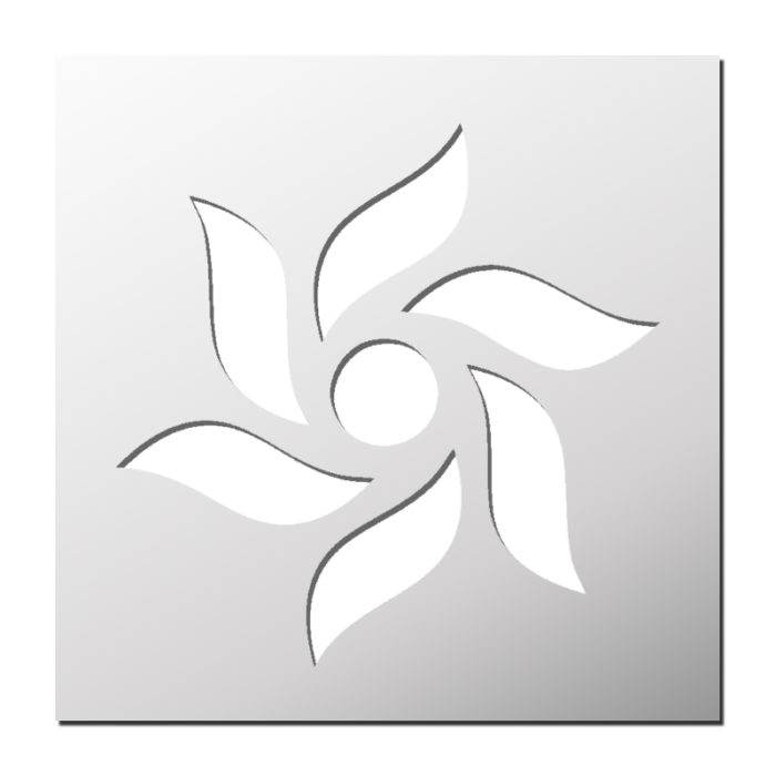 Pochoir Fleur