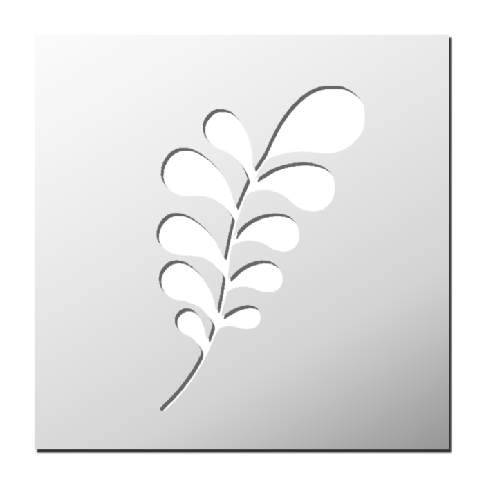 Pochoir Feuille