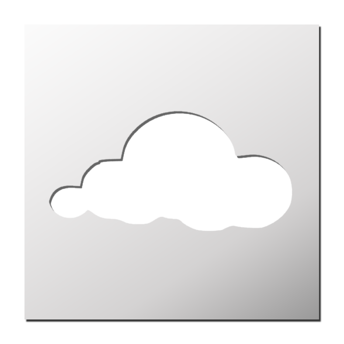Pochoir Nuage