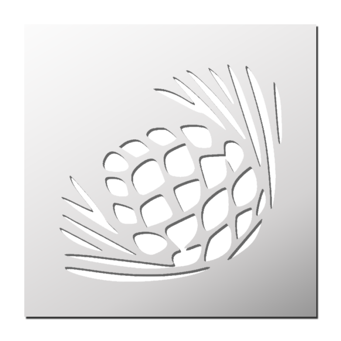 Pochoir Pomme de Pin