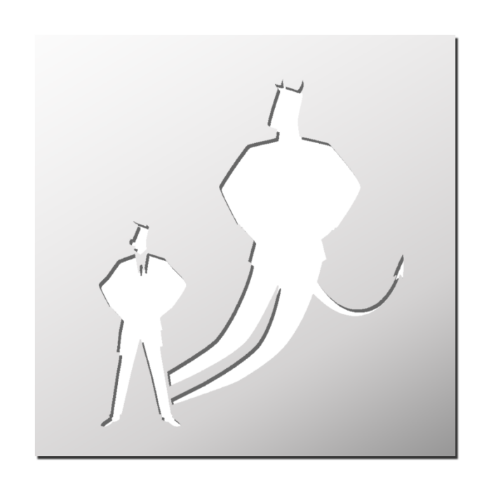 Pochoir Diable