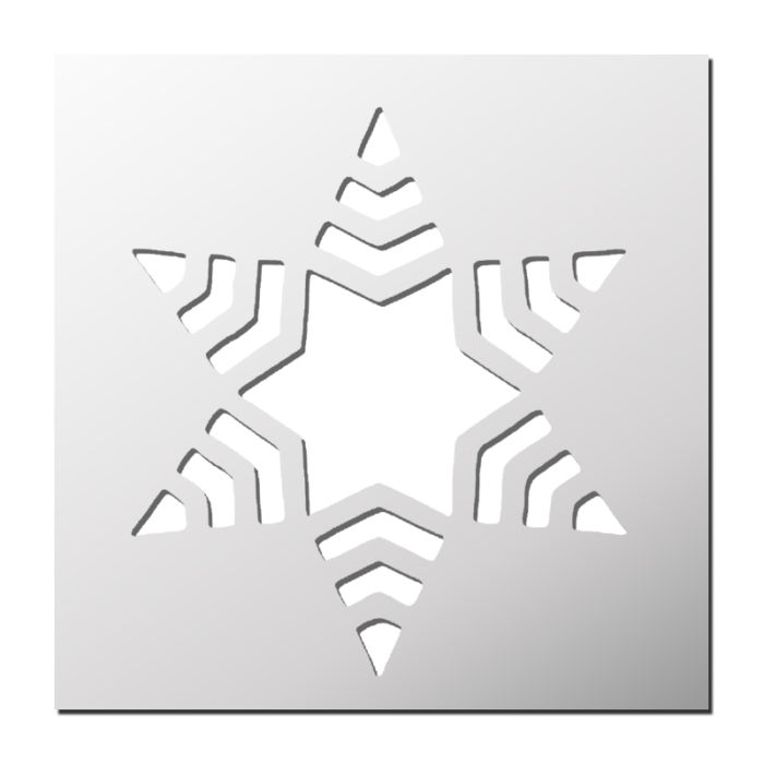 Pochoir Flocon de neige