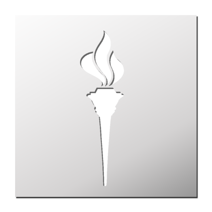 Pochoir Flamme