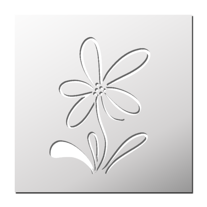 Pochoir Fleur