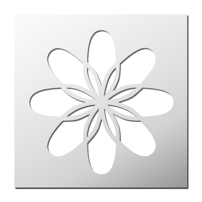 Pochoir Fleur