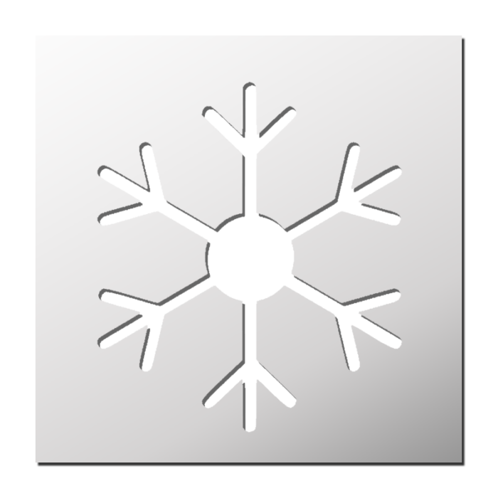 Pochoir Flocon de neige