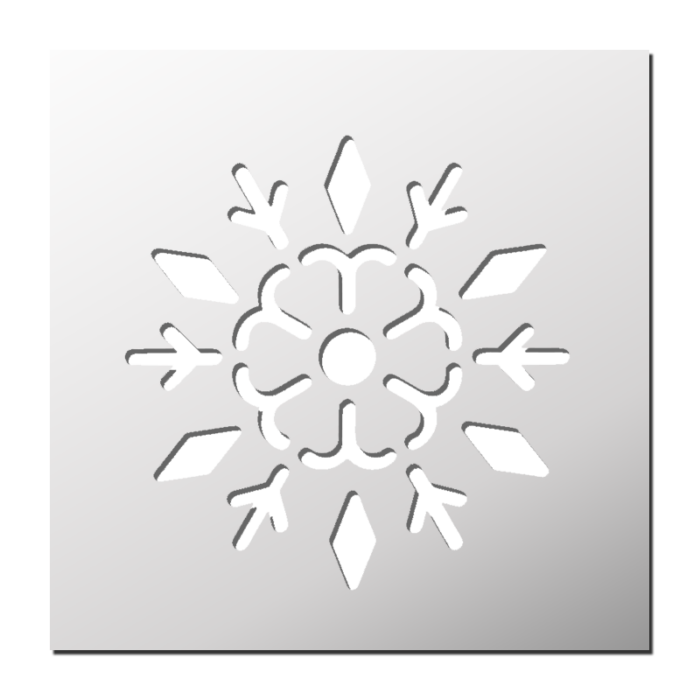 Pochoir Flocon de neige