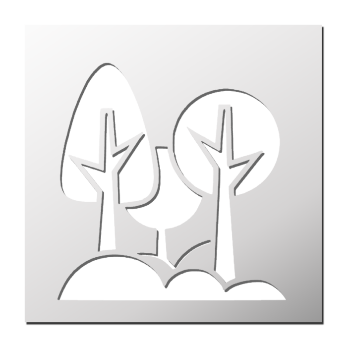 Pochoir Forêt