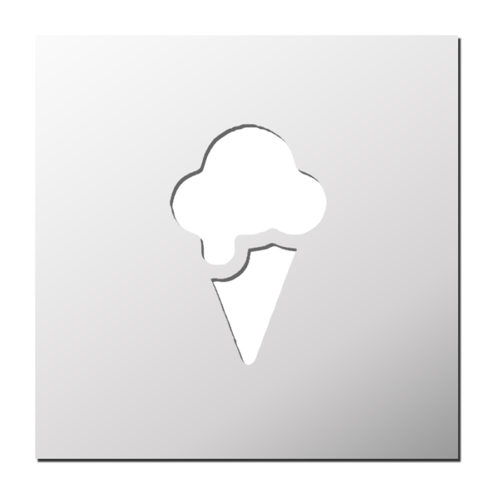 Pochoir Glace