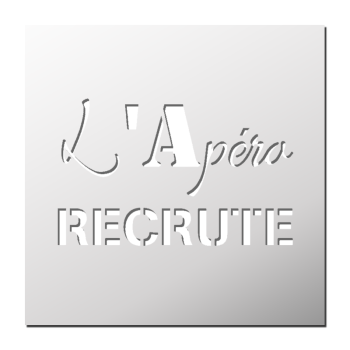 Pochoir l'Apéro recrute