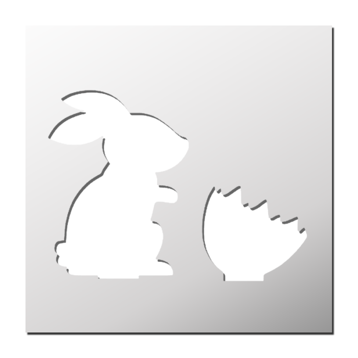 Pochoir Lapin de Pâques