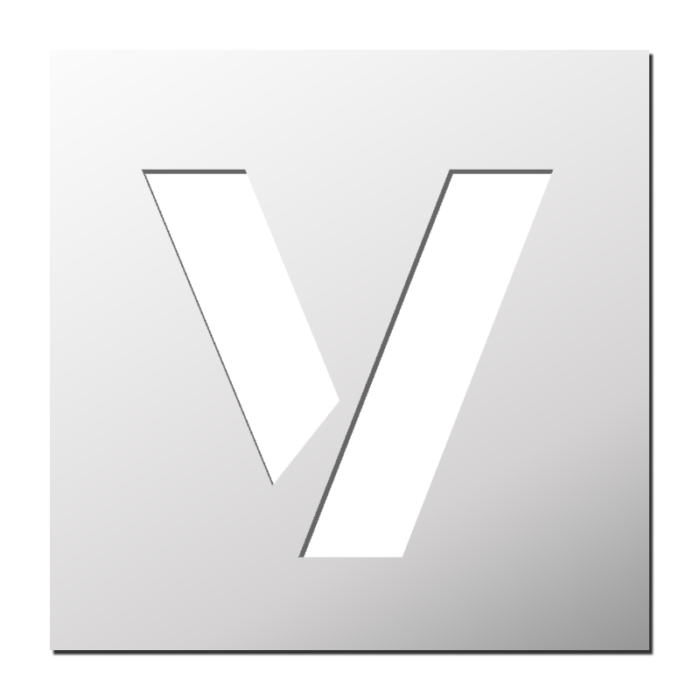 Pochoir Lettre V
