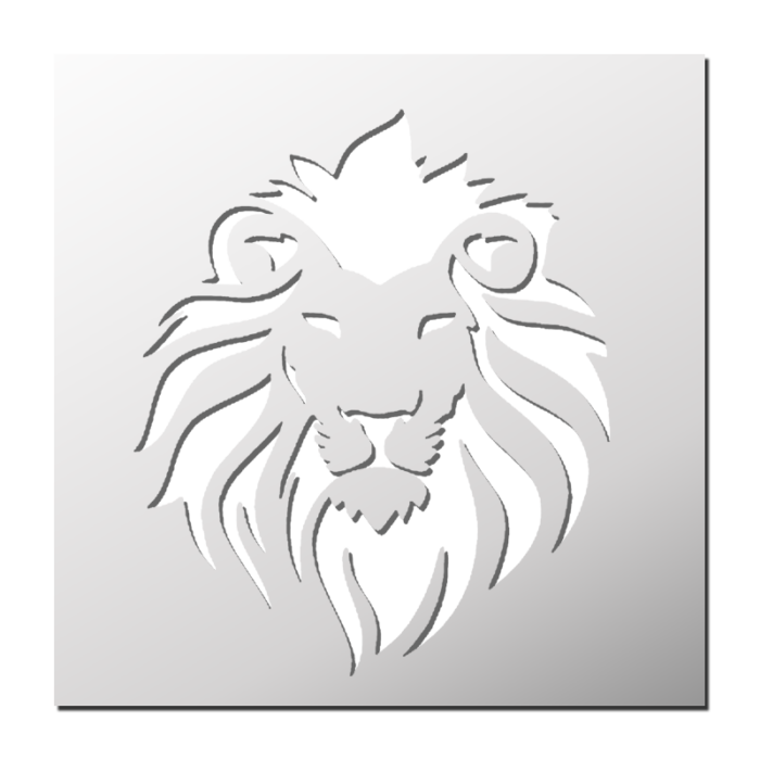 Pochoir Lion