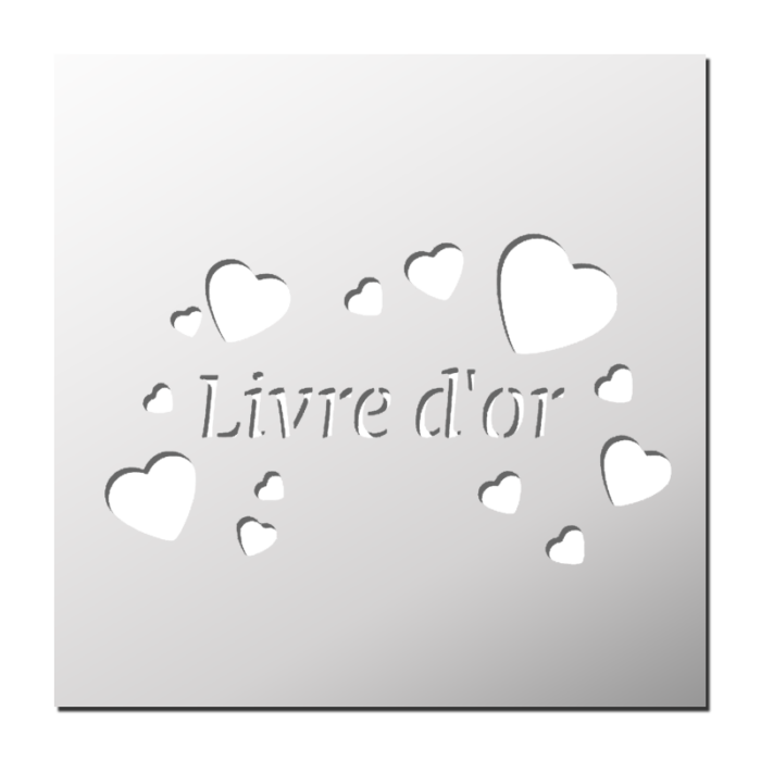Pochoir Livre d'or