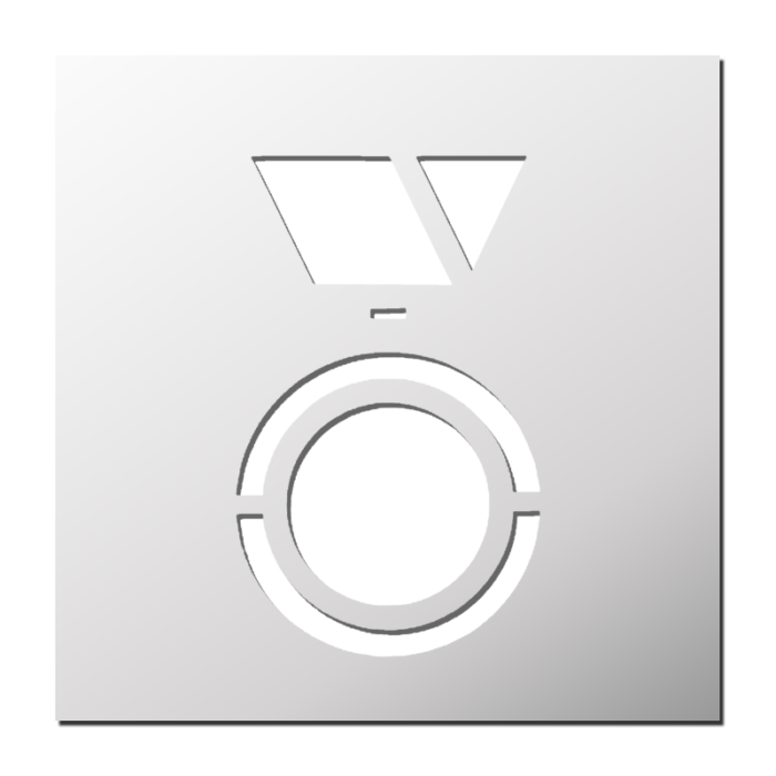 Pochoir Médaille