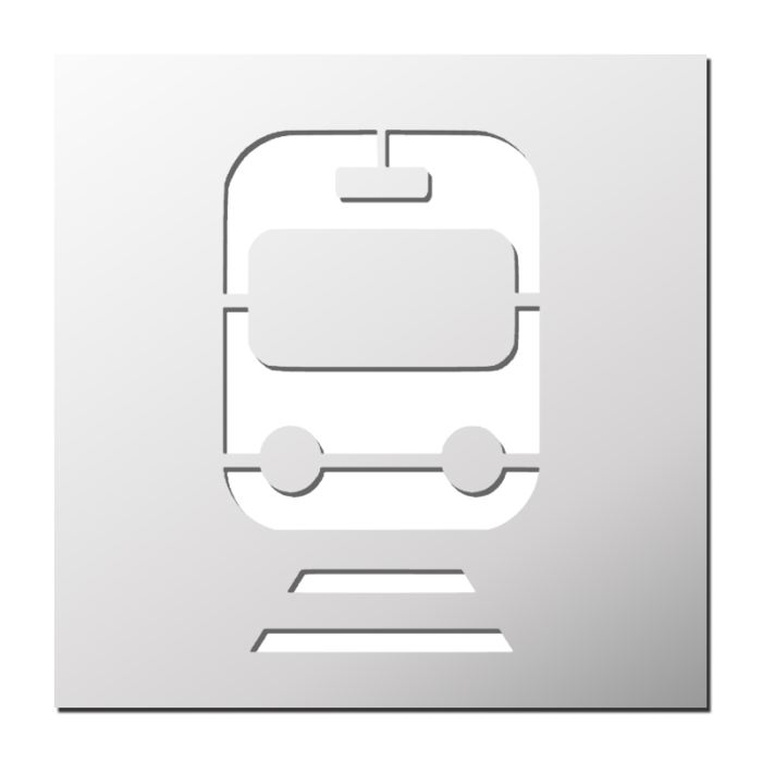 Pochoir Métro
