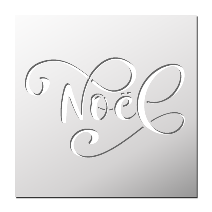 Pochoir Noël