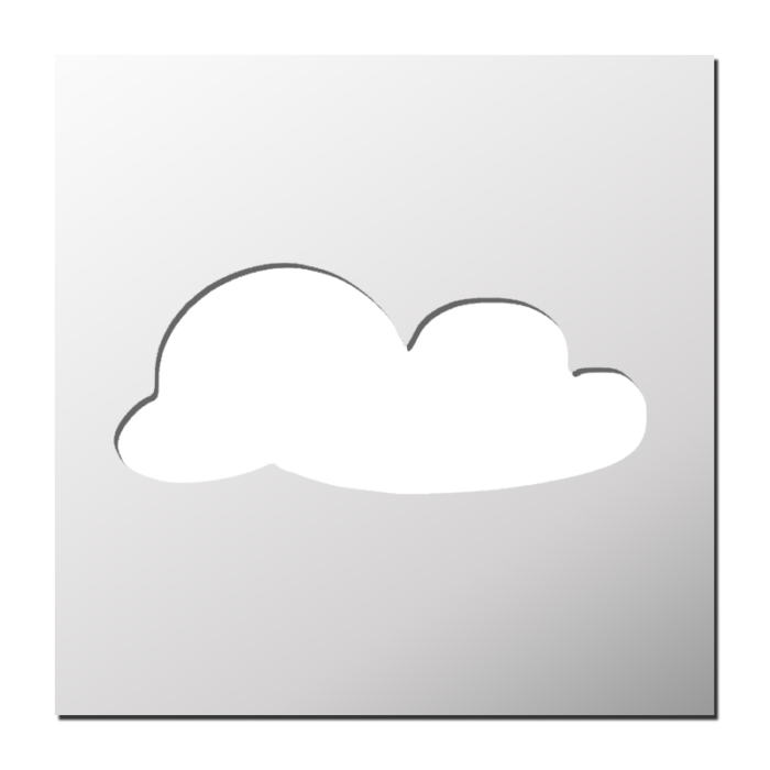 Pochoir Nuage